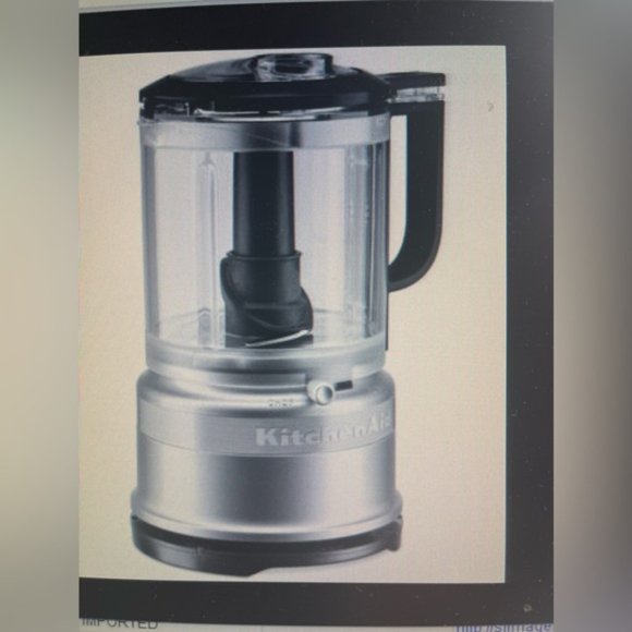 Brand New KitchenAid 5-Cups Food Chopper Contour Silver KFC0516BM (1Pc)